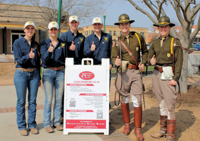 Parsons Mounted Calvary with the Montgomery County A&M Club